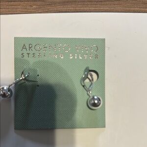 Argento Vivo Silver Drop Earrings